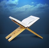 Quran Stand stock photo. Image of clouds, holy, book 