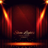 Open red curtains. theater background stock illustration Open red curtains. theater background stock illustration