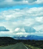Open Road -Mountain Range royalty free stock photography Open Road -Mountain Range royalty free stock photography