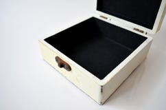 White wooden box on white background stock photo White wooden box on white background stock photo