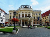 Opera House of the Slovak National Theater royalty free stock image Opera House of the Slovak National Theater royalty free stock image