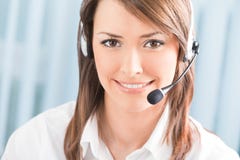 Operador do telefone da sustentação fotografia de stock royalty free Operador do telefone da sustentação fotografia de stock royalty free