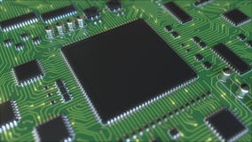 Operating generic chipset. Conceptual 3D rendering vector illustration Operating generic chipset. Conceptual 3D rendering vector illustration