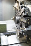 Operator finishing mold and die parts stock photography Operator finishing mold and die parts stock photography