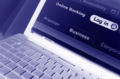 Operação bancária em linha Operação bancária em linha