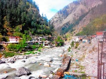 Opinião do monte no manali do kullu foto de stock Opinião do monte no manali do kullu foto de stock