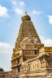 Opinión grande del templo - templo grande de Thanjavur imagen de archivo Opinión grande del templo - templo grande de Thanjavur imagen de archivo