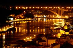 Oporto nocą - Portugalia