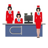 Opslagwerknemers in eenvormig royalty-vrije illustratie Opslagwerknemers in eenvormig royalty-vrije illustratie