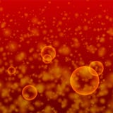 Orange bubble abstract background. Shiny glitter sparkle beverage backdrop. Golden bright magic shine lights. Dirty washing glowing. Vector blur confetti stock illustration Orange bubble abstract background. Shiny glitter sparkle beverage backdrop. Golden bright magic shine lights. Dirty washing glowing. Vector blur confetti stock illustration