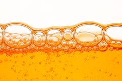 Orange Bubbles Stock Photo