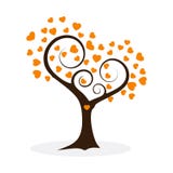 Valentines tree background, illustration stock illustration Valentines tree background, illustration stock illustration