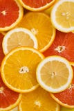 Orange fruktbakgrund med citronen och den röda apelsinen royaltyfri foto Orange fruktbakgrund med citronen och den röda apelsinen royaltyfri foto