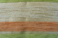 Orange grüne beige Streifen auf der Tapisserie Abstrakte Hintergrund-Abschluss-oben - Web-Auslegung stockbild Orange grüne beige Streifen auf der Tapisserie Abstrakte Hintergrund-Abschluss-oben - Web-Auslegung stockbild
