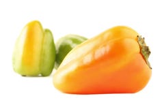 Orange Hungarian Pepper Stock Image