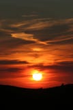 Orange Mountain Sunset Stock Images Orange Mountain Sunset Stock Images