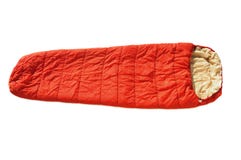 Orange Sleeping Bag Stock Photography Orange Sleeping Bag Stock Photography