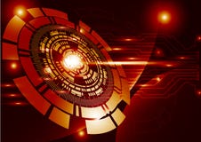 Orange technology background abstract digital tech circle Stock Image Orange technology background abstract digital tech circle Stock Image