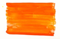 Orange watercolor texture painted on white paper background royalty free stock images Orange watercolor texture painted on white paper background royalty free stock images