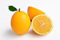 An orange whole and split,Navel orange,Creative Poster royalty free stock photography An orange whole and split,Navel orange,Creative Poster royalty free stock photography