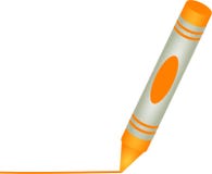 Orange Zeichenstift Stockbilder Orange Zeichenstift Stockbilder