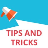 Ordhandstiltext tippar och trick stock illustrationer Ordhandstiltext tippar och trick stock illustrationer