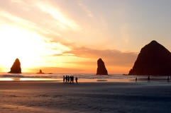 Oregon Coast Beach View Royalty Free Stock Image