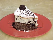 Oreo Cookie Cake on a Plate