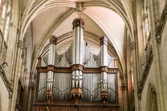 Organ od St Augustine ` s kościół w Hawańskim, Kuba Obraz Stock Organ od St Augustine ` s kościół w Hawańskim, Kuba Obraz Stock