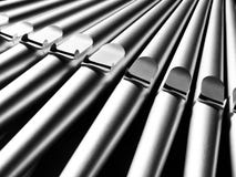 Organ Pipes. Traditional organ pipes - close up Organ Pipes. Traditional organ pipes - close up