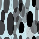 Organisch abstract modern grijs seameless patroon op blauwe achtergrond royalty-vrije illustratie Organisch abstract modern grijs seameless patroon op blauwe achtergrond royalty-vrije illustratie