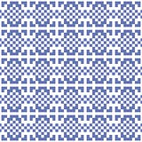 Origem étnica geométrica do pixel do vetor com quadrados de cruzamento ilustração royalty free Origem étnica geométrica do pixel do vetor com quadrados de cruzamento ilustração royalty free