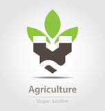 Originally created agriculture business icon stock illustration Originally created agriculture business icon stock illustration