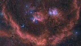 Orion Nebula and surrounding area