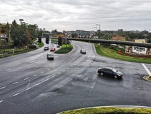 ORLANDO, FLORIDA, USA - DEZEMBER 2018: Vogelperspektive von Straßen der Stadt stockfotos ORLANDO, FLORIDA, USA - DEZEMBER 2018: Vogelperspektive von Straßen der Stadt stockfotos