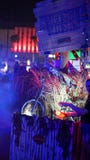 Orlando, Floryda, usa Universal Studios horroru Halloweenowe noce - Wrzesień 15th, 2018 - fotografia stock Orlando, Floryda, usa Universal Studios horroru Halloweenowe noce - Wrzesień 15th, 2018 - fotografia stock