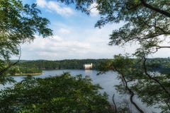Orlik castle on bank of Vltava river. South Bohemia. Royalty Free Stock Photo Orlik castle on bank of Vltava river. South Bohemia. Royalty Free Stock Photo