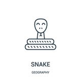 ormsymbolsvektor från geografisamling Tunn linje illustration f?r vektor f?r orm?versiktssymbol stock illustrationer ormsymbolsvektor från geografisamling Tunn linje illustration f?r vektor f?r orm?versiktssymbol stock illustrationer