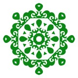 Ornamento dell'illustrazione di vettore con i motivi caucasici isolato royalty illustrazione gratis Ornamento dell'illustrazione di vettore con i motivi caucasici isolato royalty illustrazione gratis