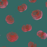 Ornamento floral dibujado mano inconsútil de la acuarela con las rosas Fotografía de archivo libre de regalías Ornamento floral dibujado mano inconsútil de la acuarela con las rosas Fotografía de archivo libre de regalías