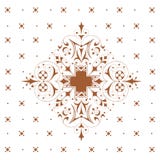 Ornamento floral elegante ilustración del vector Ornamento floral elegante ilustración del vector