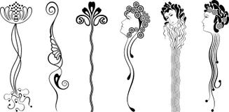 Ornamento (nouveau di arte) illustrazione di stock Ornamento (nouveau di arte) illustrazione di stock