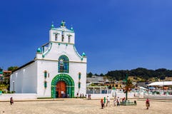 Ornate church, Chamula, Mexico stock photography Ornate church, Chamula, Mexico stock photography