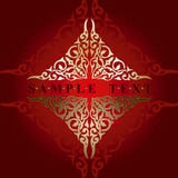 Ornate gold banner vector illustration Ornate gold banner vector illustration