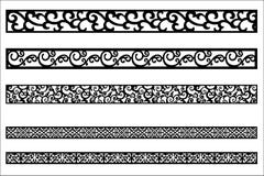Ornement de bord pour la conception de cadre illustration de vecteur Ornement de bord pour la conception de cadre illustration de vecteur