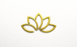 Oro Lotus Flower Background 3d rinden la ilustración ilustración del vector Oro Lotus Flower Background 3d rinden la ilustración ilustración del vector