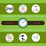 orologi illustrazione vettoriale orologi illustrazione vettoriale