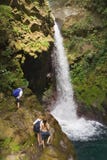 Oropendola Waterfall In Costa Rica Stock Photos