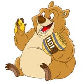 Orso sveglio del fumetto Fotografia Stock Libera da Diritti Orso sveglio del fumetto Fotografia Stock Libera da Diritti