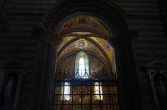 Orvieto, Umbrien, am 30. August 2015 Die Kathedrale von Orvieto stockfotos Orvieto, Umbrien, am 30. August 2015 Die Kathedrale von Orvieto stockfotos